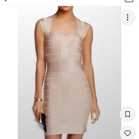French Connection Light Pink Bandage Dress - Picture 4 of 4